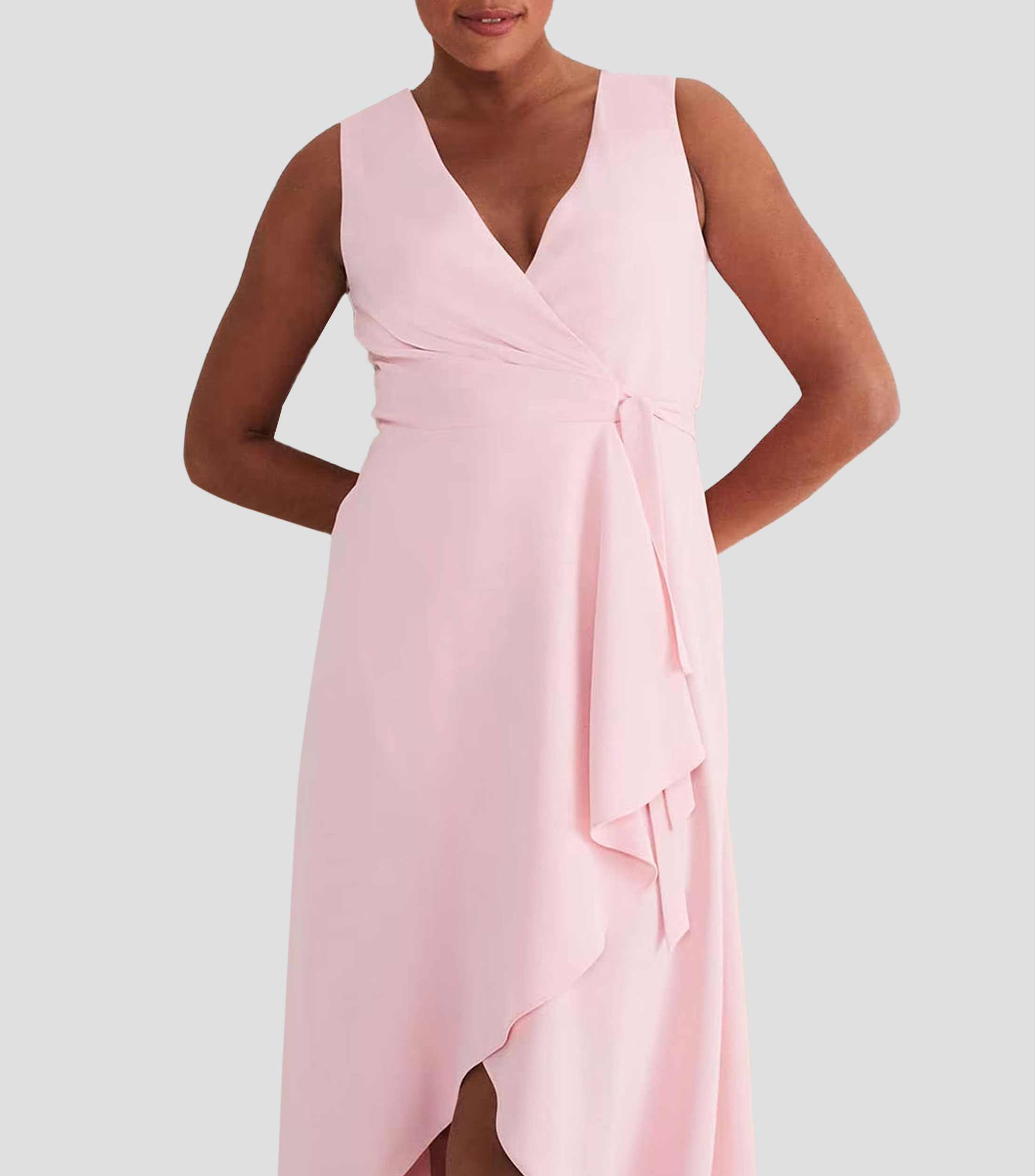 Vestido de fiesta midi Julissa Mujer